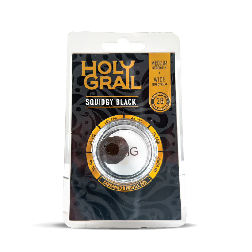 Holy Grail Squidgy Black 28% 470mg (3.5g)