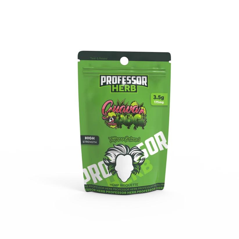 Professor Herb Hemp Briquette Hash (3.5g) - Guava Dog